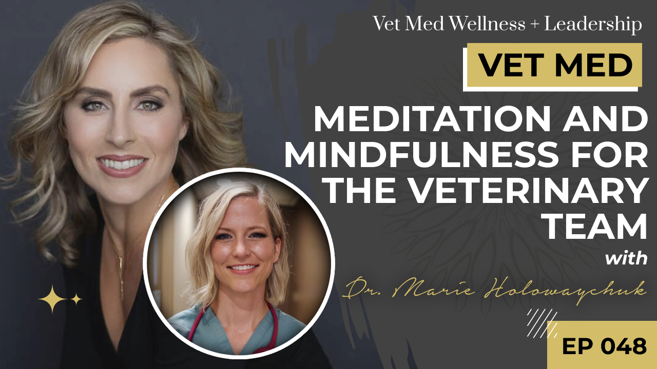 #048: Meditation and Mindfulness for the Veterinary Team with Dr. Marie Holowaychuk